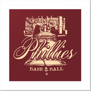 Phillies Baseball Liberty Bell Posters and Art